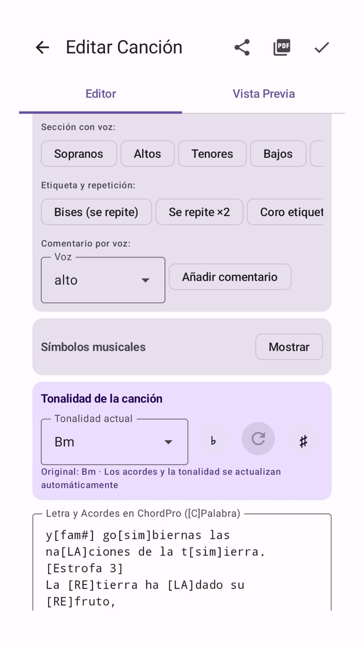 Editor de canciones